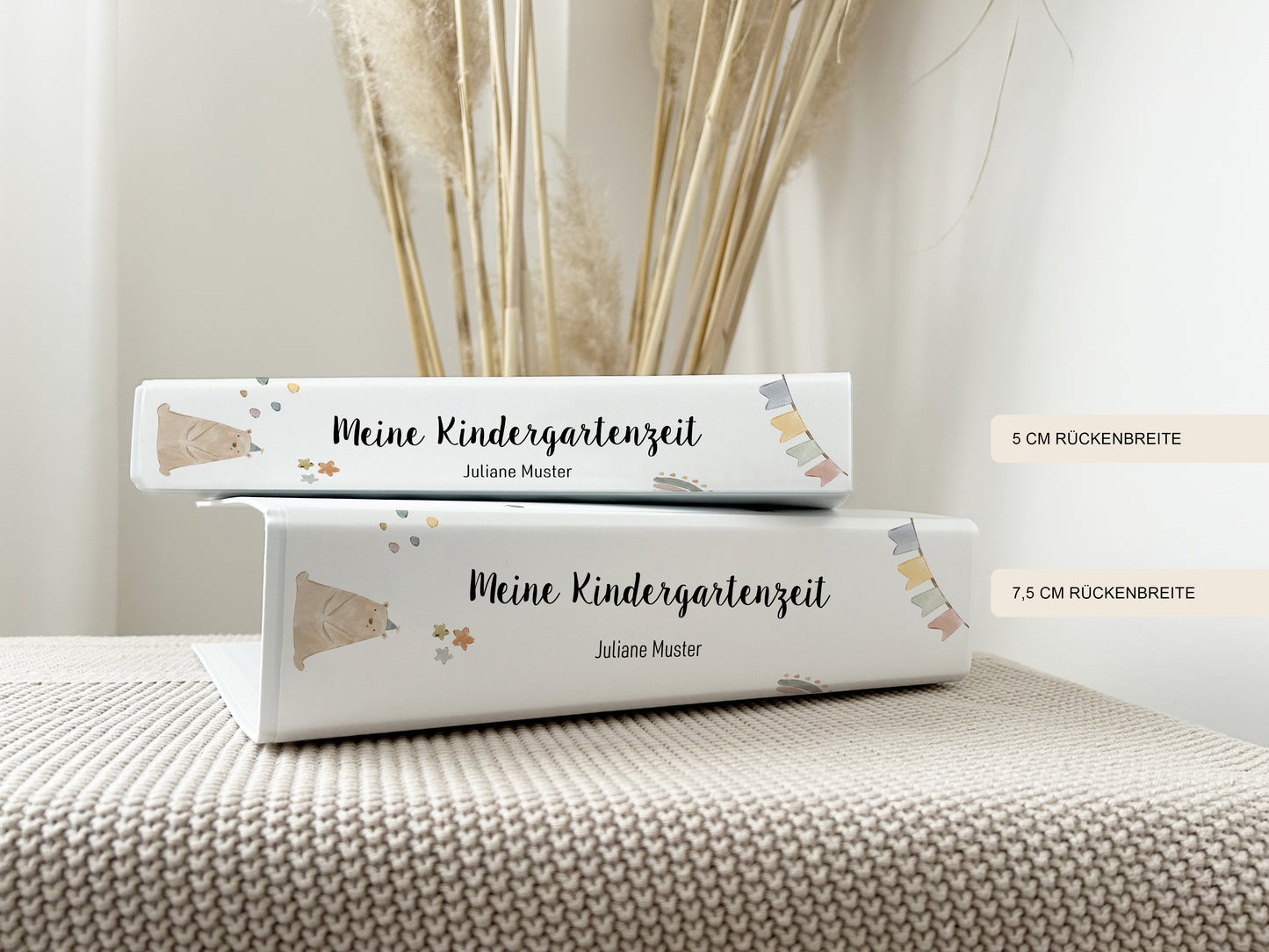 Kindergarten Ordner "Doodle" personalisiert / Sammelmappe Krippe Schule oder Kita