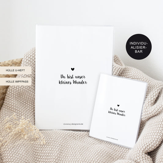 U-Heft Hülle mit Impfpass "Otterbaby II" personalisiert – Geschenk Geburt Baby Neugeborenes