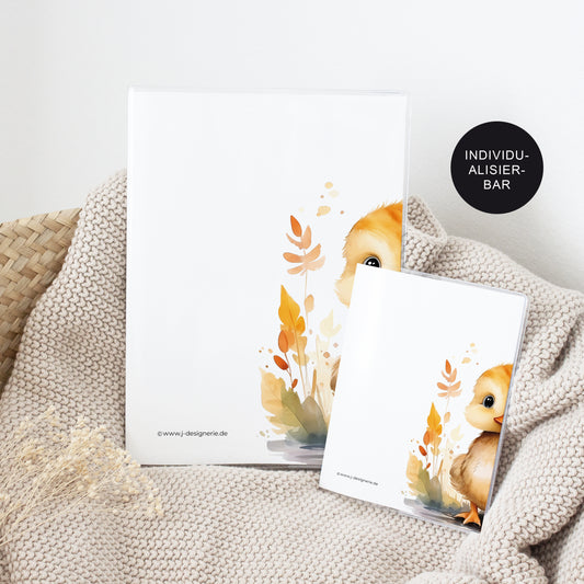 U-Heft Hülle Impfpass personalisiert "Ente" – Geschenk Idee Geburt