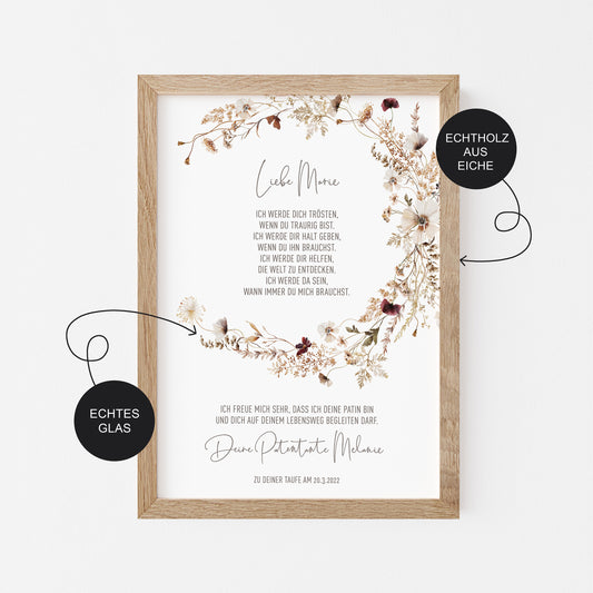 Echtholz Bilderrahmen aus Eiche in A5 - A4 - A3