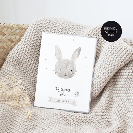 Reisepass Hülle Hase personalisiert – Umschlag – Geschenk