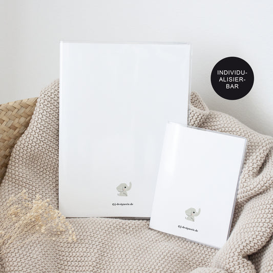 U Heft Hülle personalisiert & Impfpass Boho – Geschenk Geburt