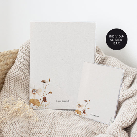 UHeft Hülle mit Impfpass "Fuchs" personalisiert – Babygeschenk Geburt