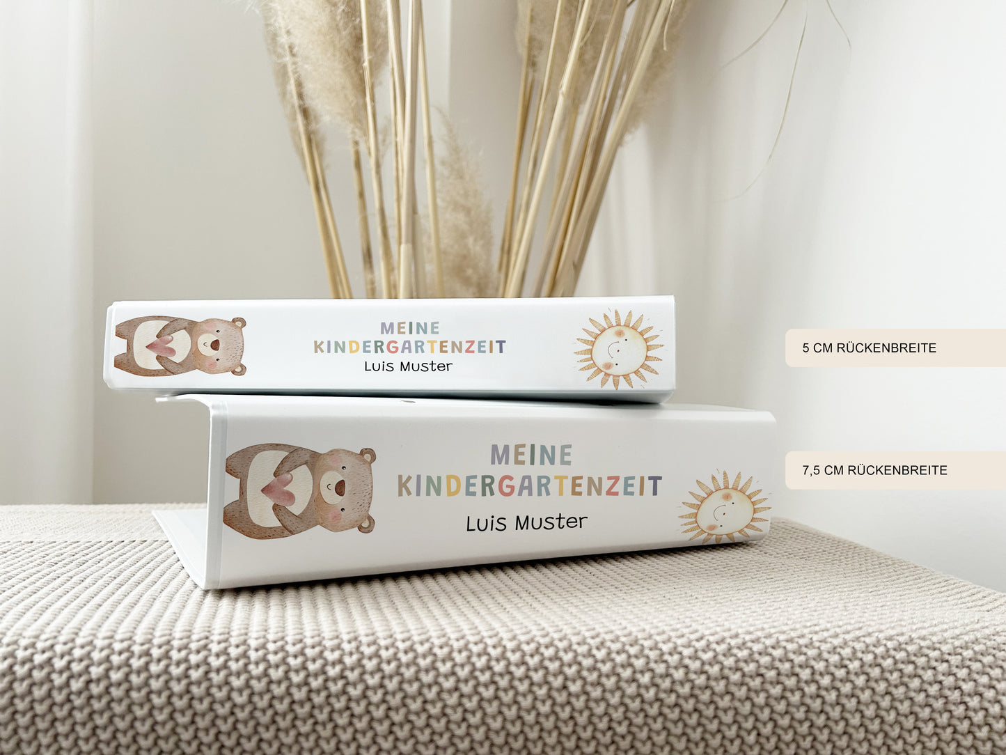 Ordner "Affirmation" für Kindergarten, Kita, Krippe Schule personalisiert mit Namen