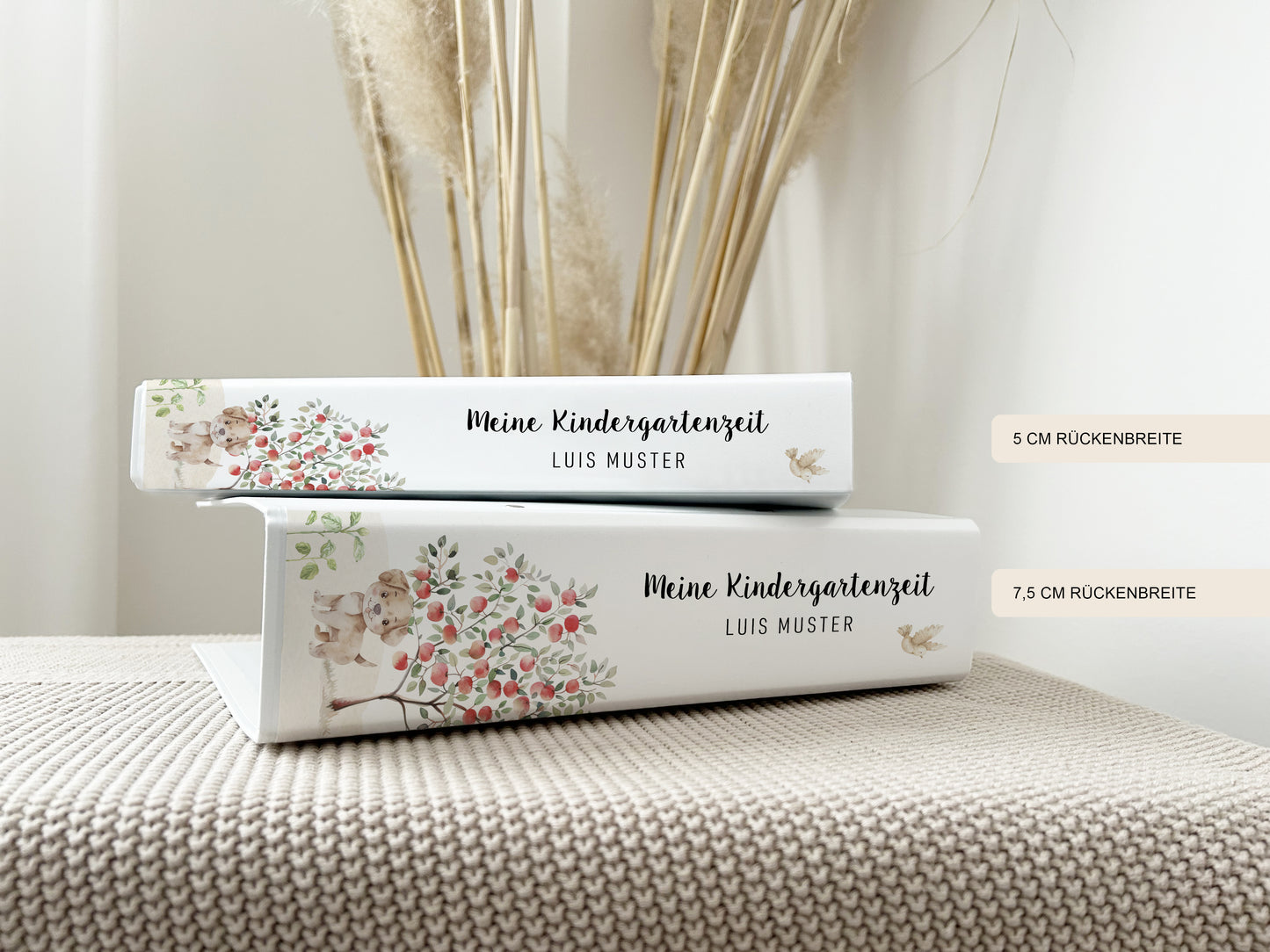 Geschenk zum Kindergartenstart | Kindergartenordner Traktor Bauernhof