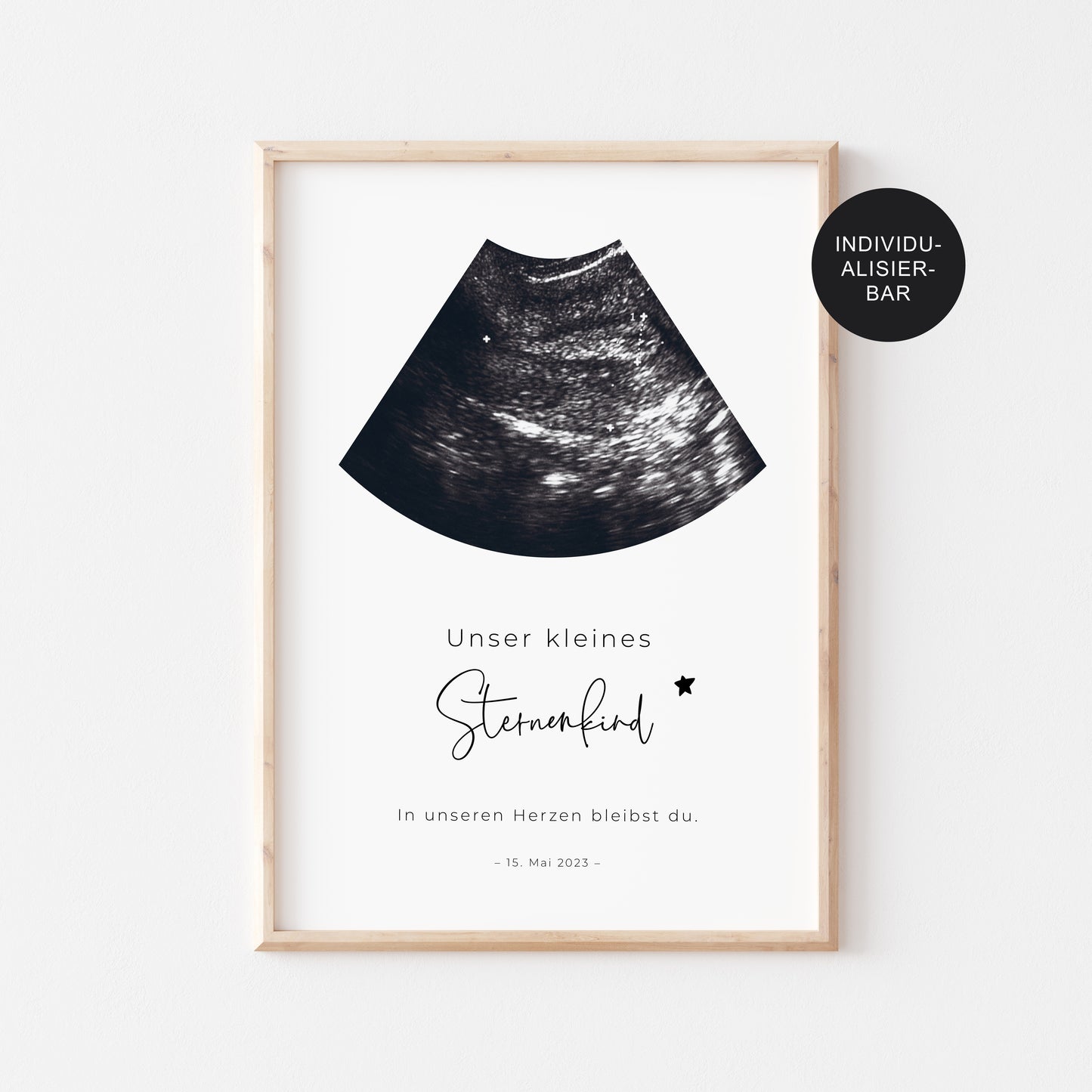 Sternenkind Erinnerung Poster – Andenken Fehlgeburt – Verlust Baby