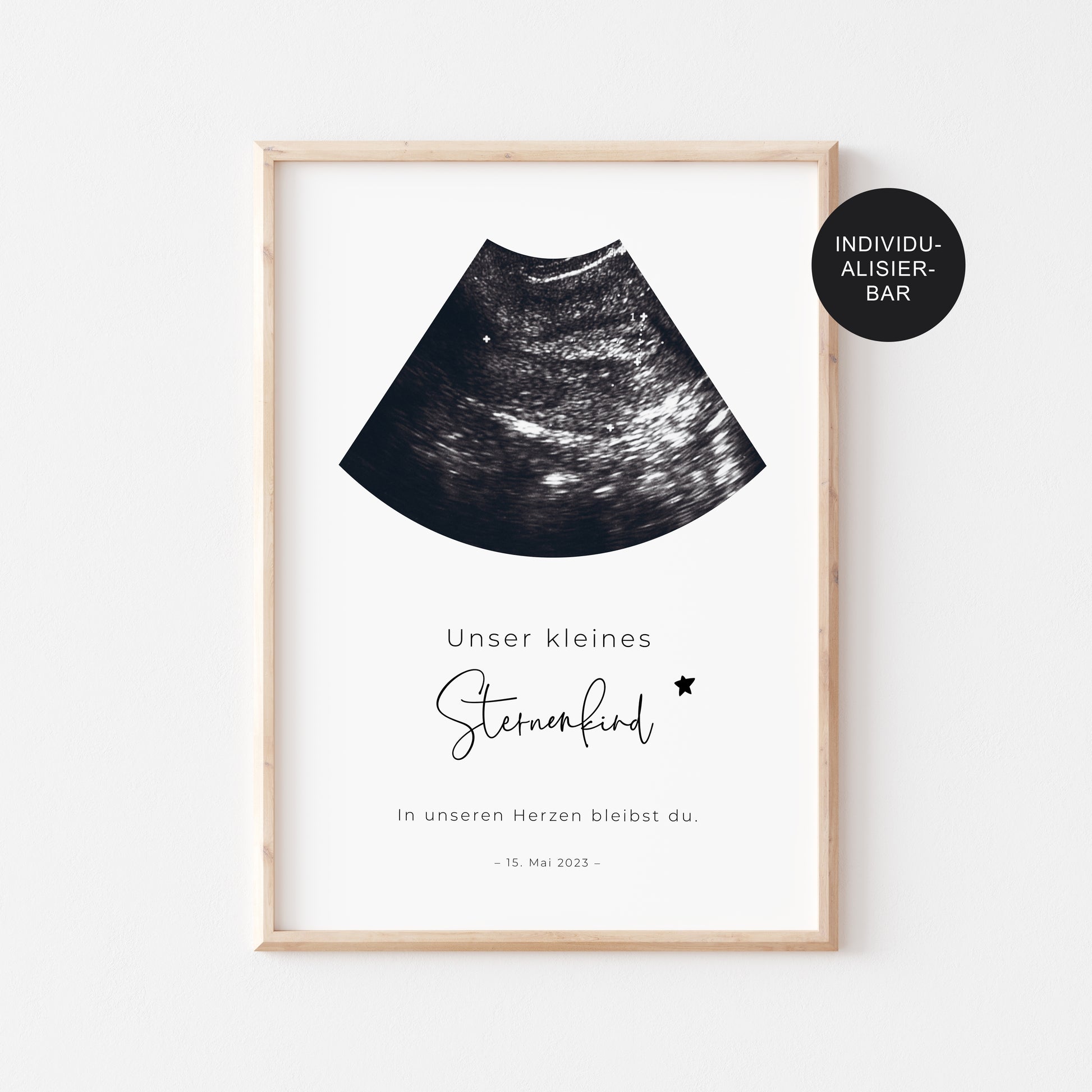 Sternenkind Erinnerung Poster – Andenken Fehlgeburt – Verlust Baby