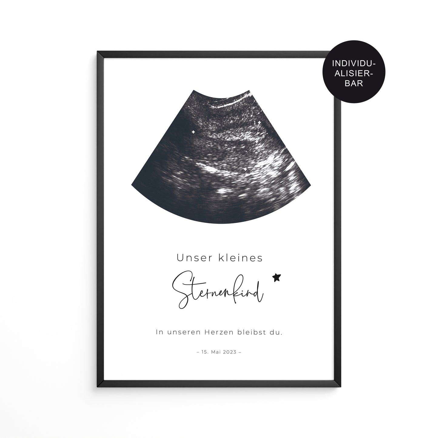 Sternenkind Erinnerung Poster – Andenken Fehlgeburt – Verlust Baby